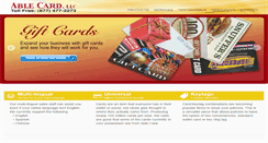 Desktop Screenshot of ablecard.com